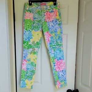 Lilly Pulitzer South Ocean Skinny Jeans in Cheek to Cheek